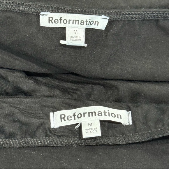 Reformation Adalynn Knit Two Piece Set in Black - Size  - Medium (B978) - Picture 7 of 11
